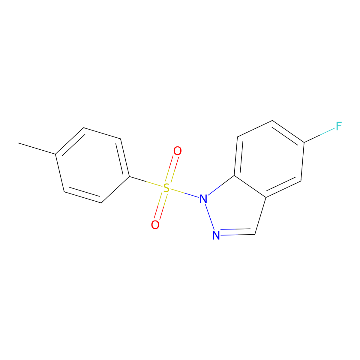 5-Fluoro-1-tosyl-1H-indazole molecular structure, CAS 1881240-48-7