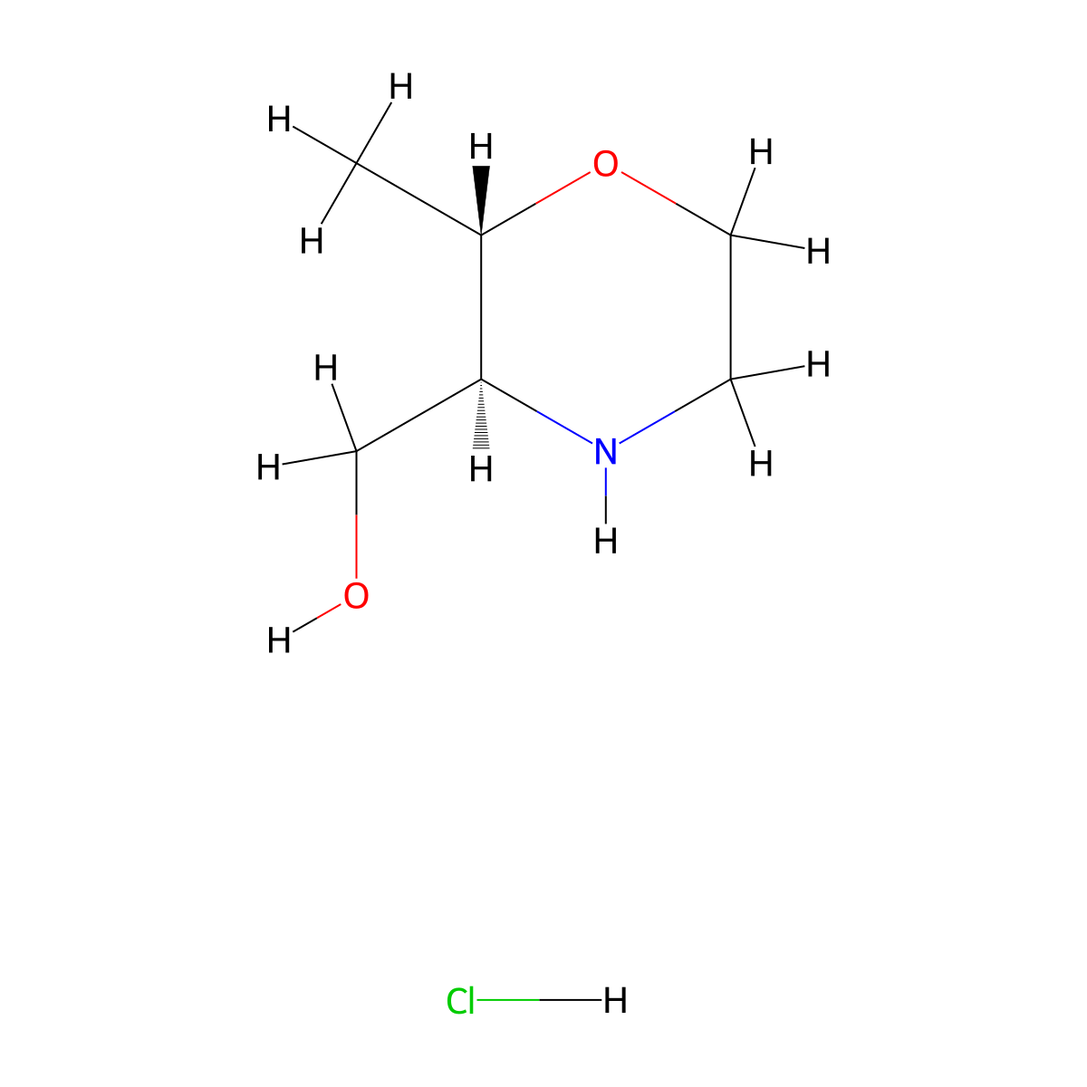 ((2S,3S)-2-Methylmorpholin-3-yl)methanol hydrochloride molecular structure, CAS 1881275-87-1