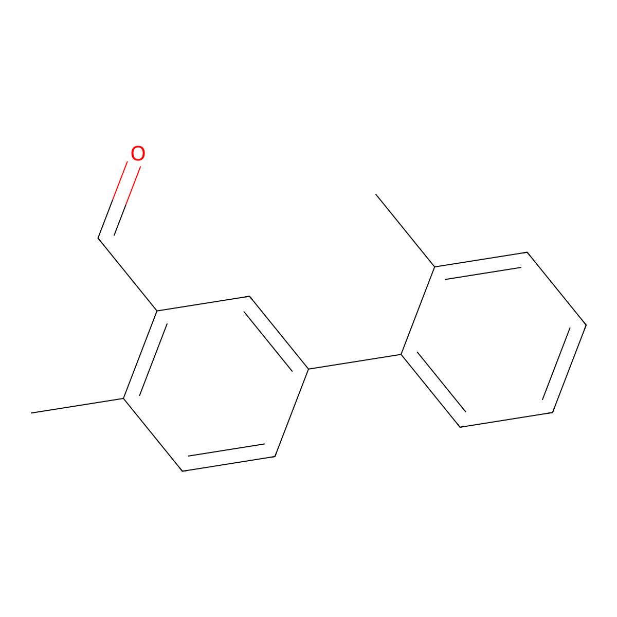 2',4-Dimethyl[1,1'-biphenyl]-3-carbaldehyde molecular structure, CAS 1881286-81-2