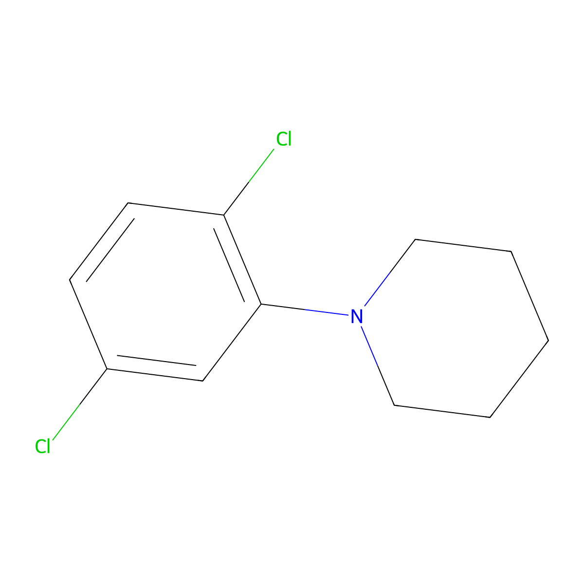 1-(2,5-Dichlorophenyl)piperidine molecular structure, CAS 1881288-05-6