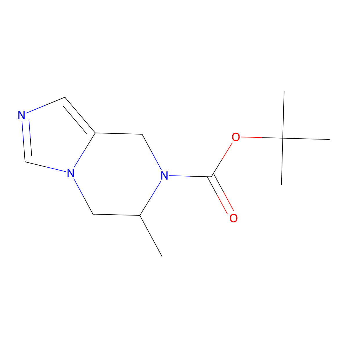 tert-butyl 6-methyl-5,6-dihydroimidazo[1,5-a]pyrazine-7(8H)-carboxylate molecular structure, CAS 1881288-57-8