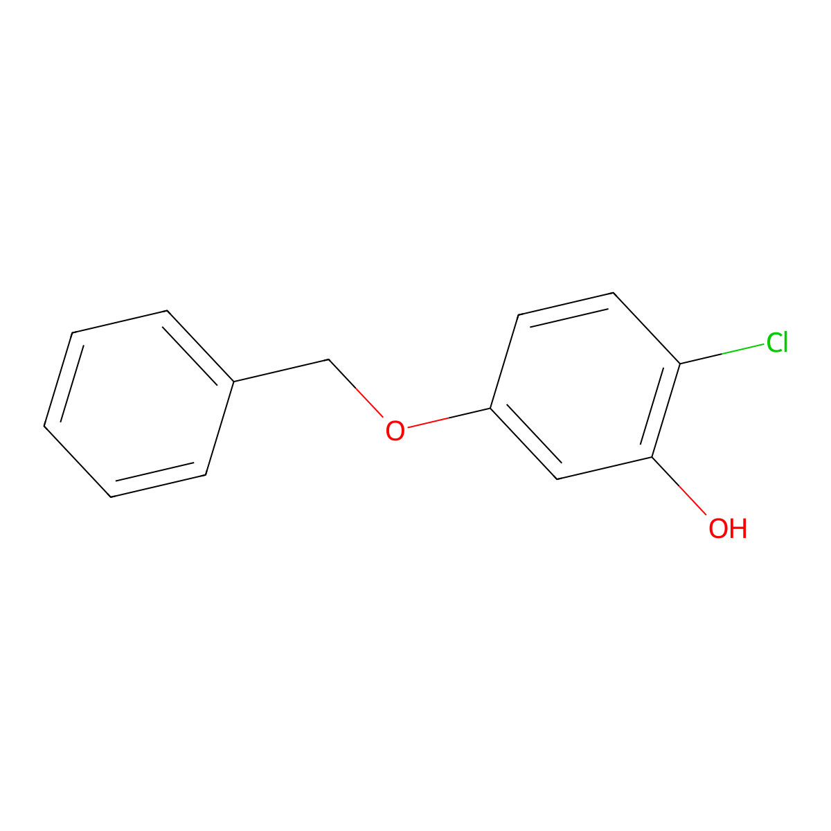 5-(Benzyloxy)-2-chlorophenol molecular structure, CAS 1881288-65-8
