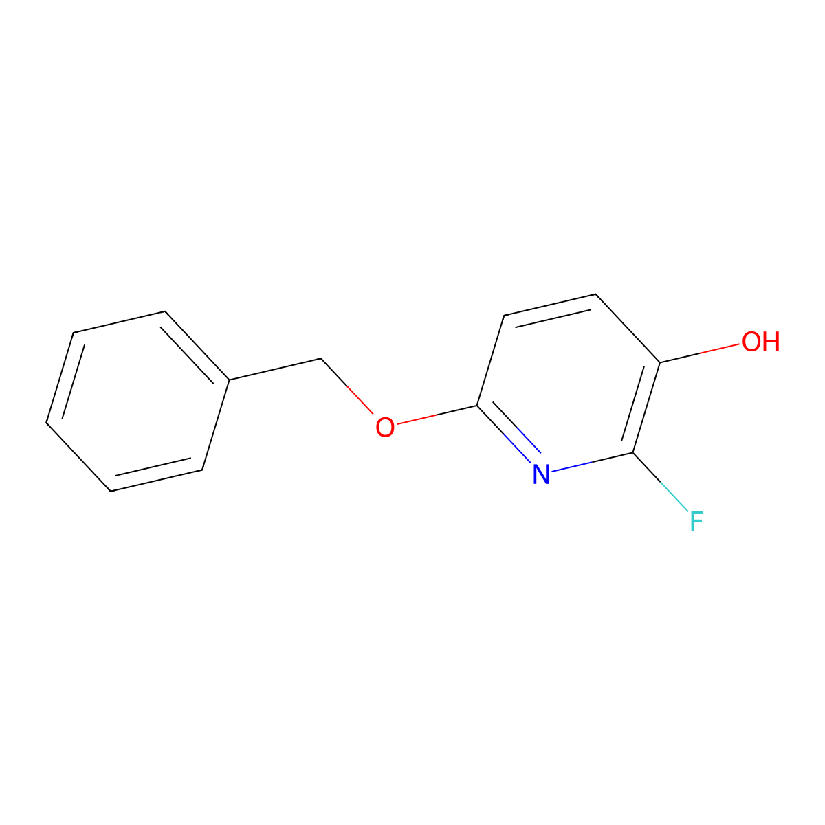 6-(Benzyloxy)-2-fluoropyridin-3-OL molecular structure, CAS 1881290-77-2