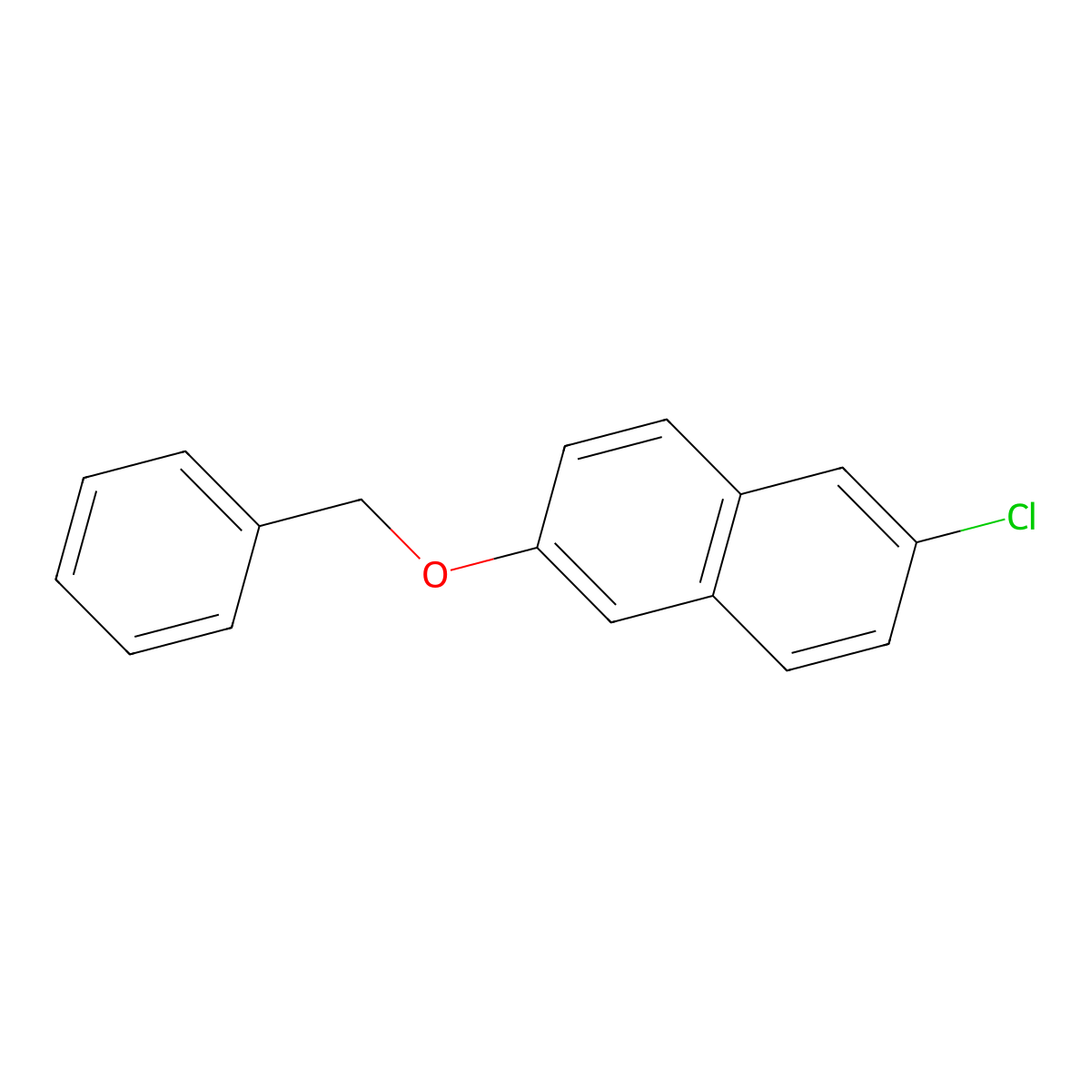 2-(Benzyloxy)-6-chloronaphthalene molecular structure, CAS 1881290-93-2
