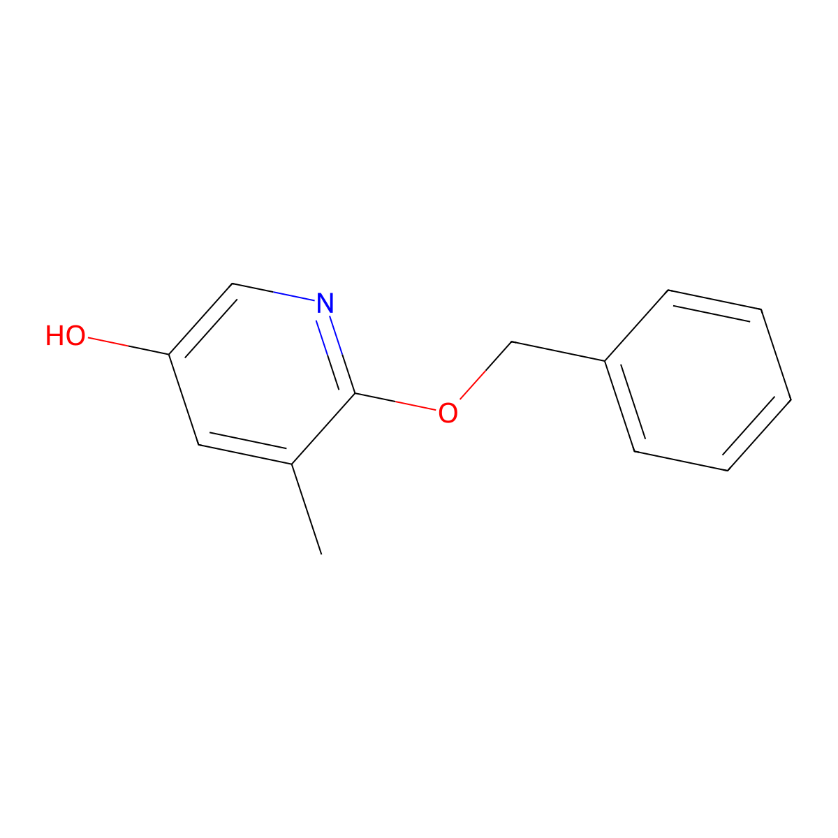 6-(Benzyloxy)-5-methylpyridin-3-OL molecular structure, CAS 1881290-99-8