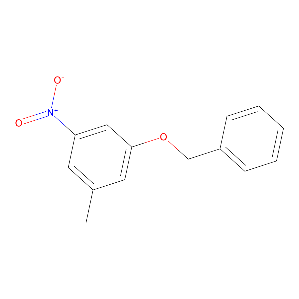 1-(Benzyloxy)-3-methyl-5-nitrobenzene molecular structure, CAS 1881291-17-3
