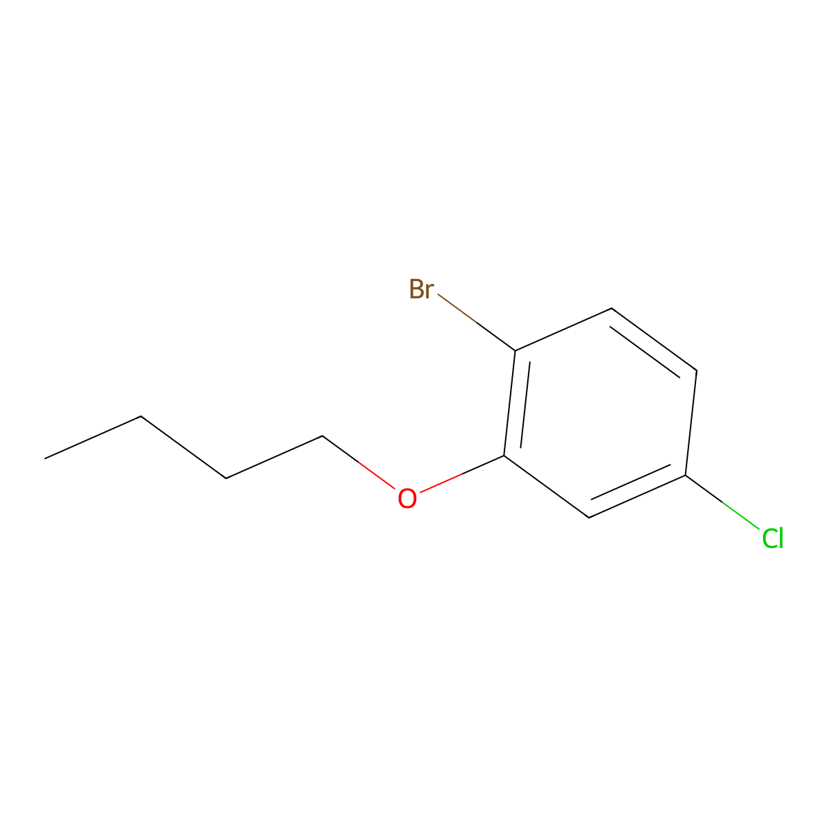 1-Bromo-2-butoxy-4-chlorobenzene molecular structure, CAS 1881292-66-5