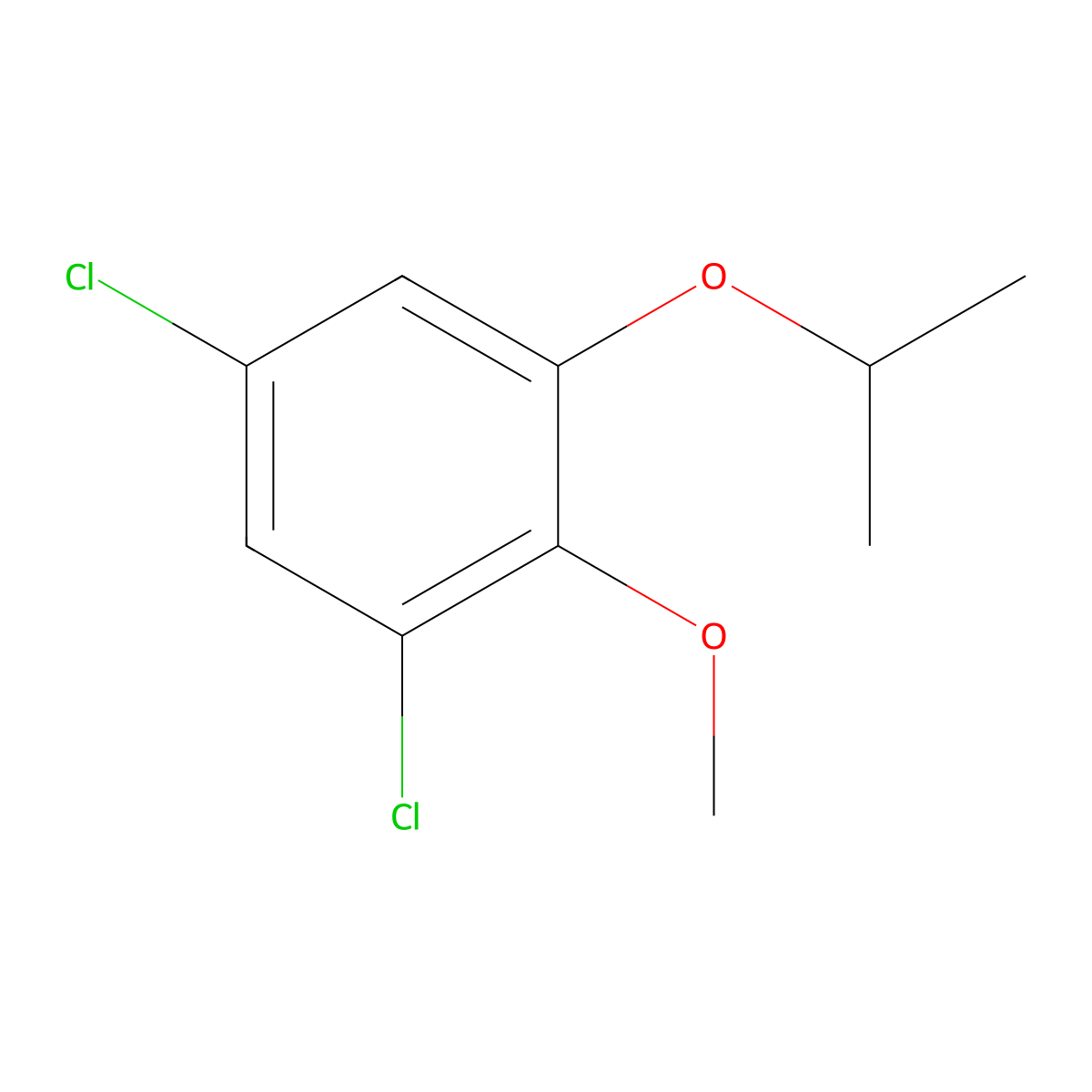 1,5-Dichloro-2-methoxy-3-(propan-2-yloxy)benzene molecular structure, CAS 1881293-83-9