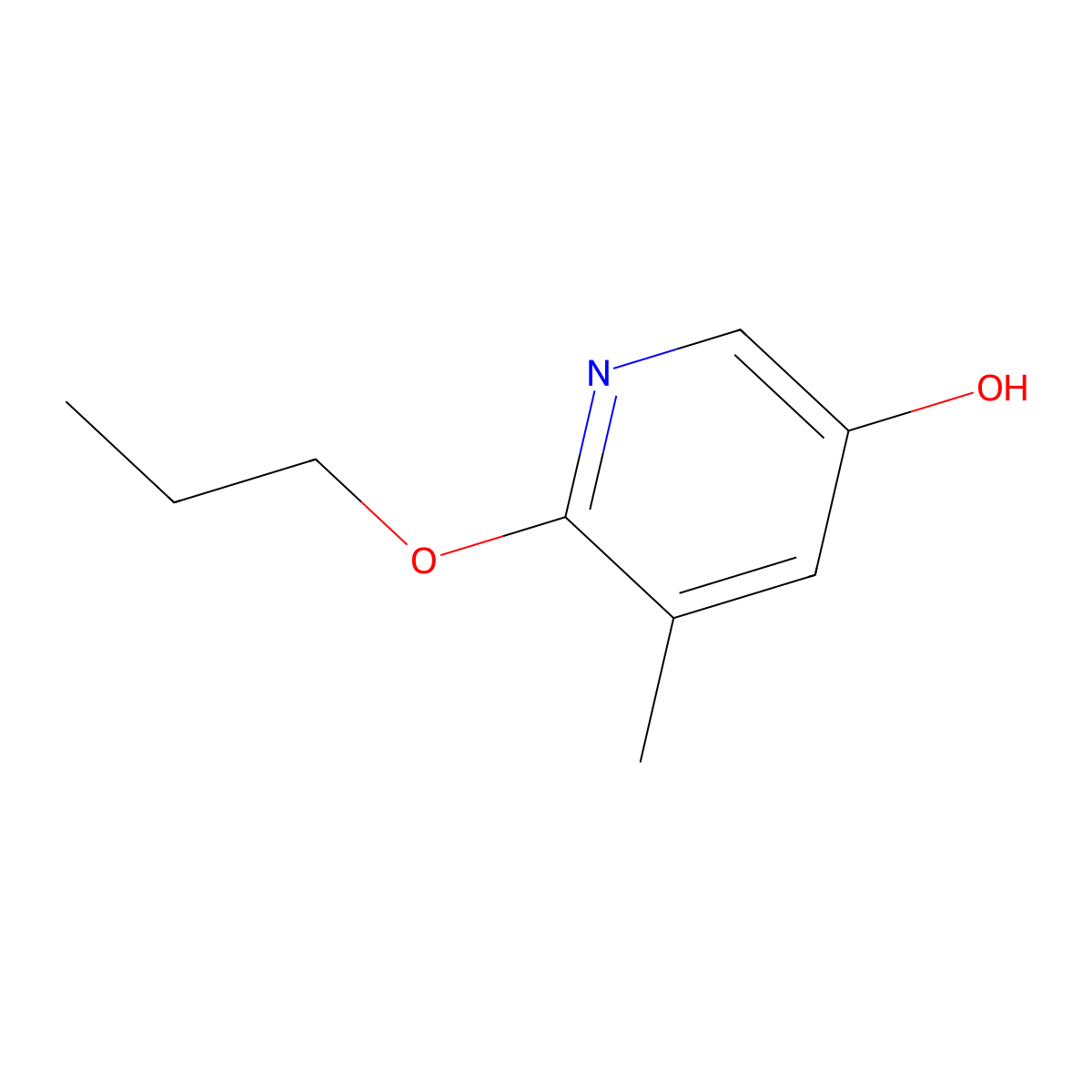 5-Methyl-6-propoxypyridin-3-OL molecular structure, CAS 1881294-97-8