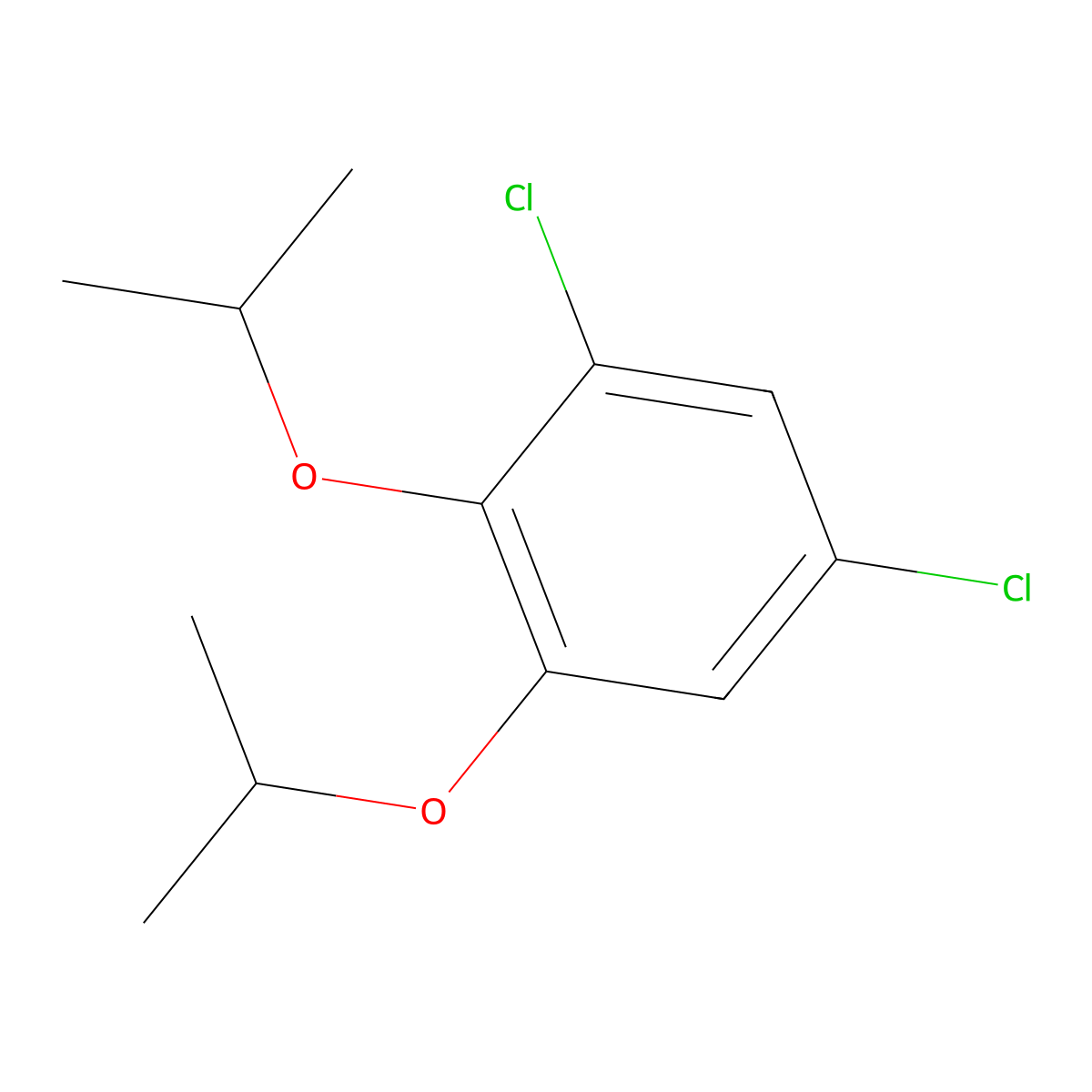 1,5-Dichloro-2,3-bis(propan-2-yloxy)benzene molecular structure, CAS 1881295-47-1
