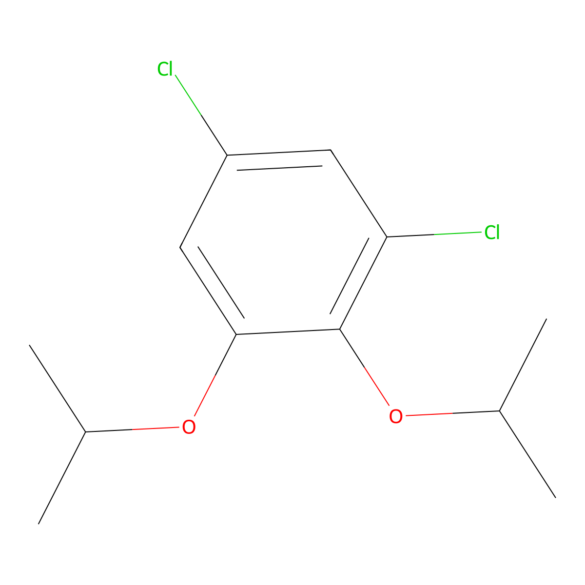 1,5-Dichloro-2,3-bis(propan-2-yloxy)benzene molecular structure, CAS 1881295-47-1