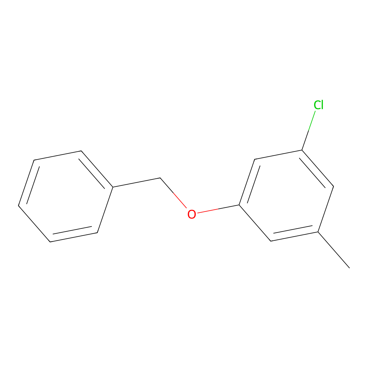 1-(Benzyloxy)-3-chloro-5-methylbenzene molecular structure, CAS 1881295-49-3
