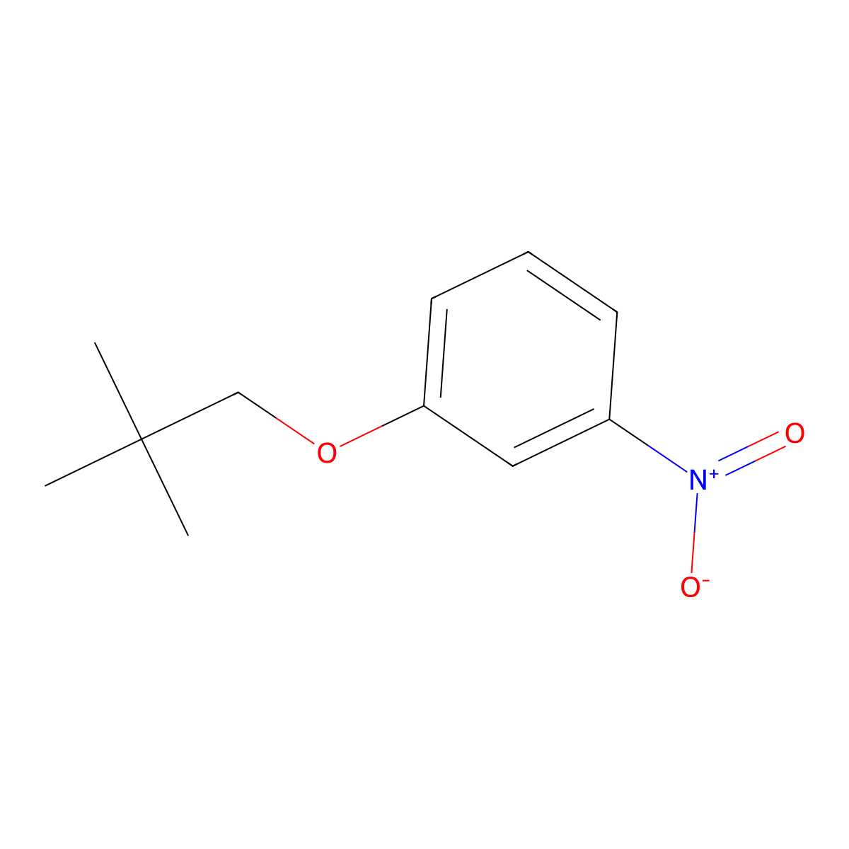 1-(2,2-Dimethylpropoxy)-3-nitrobenzene molecular structure, CAS 1881295-63-1