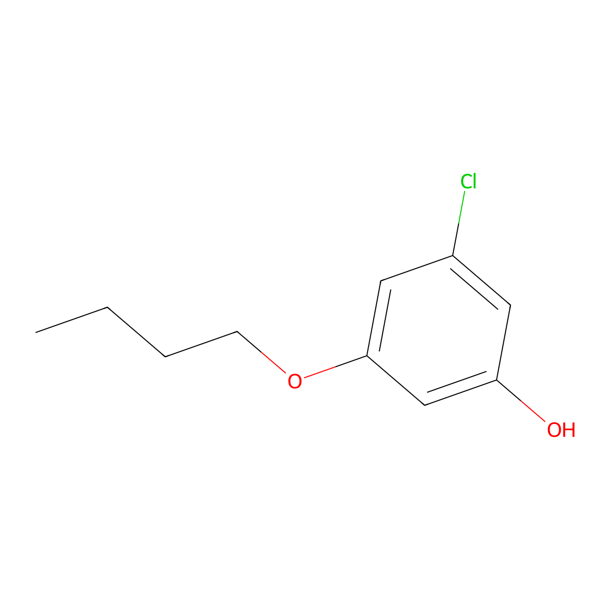 3-Butoxy-5-chlorophenol molecular structure, CAS 1881295-75-5