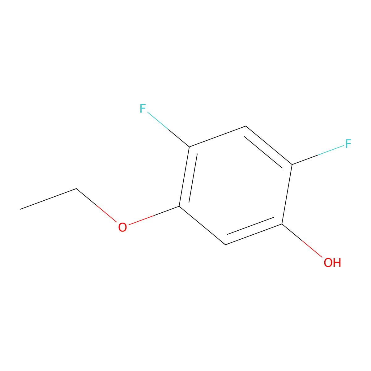 5-Ethoxy-2,4-difluorophenol molecular structure, CAS 1881295-97-1