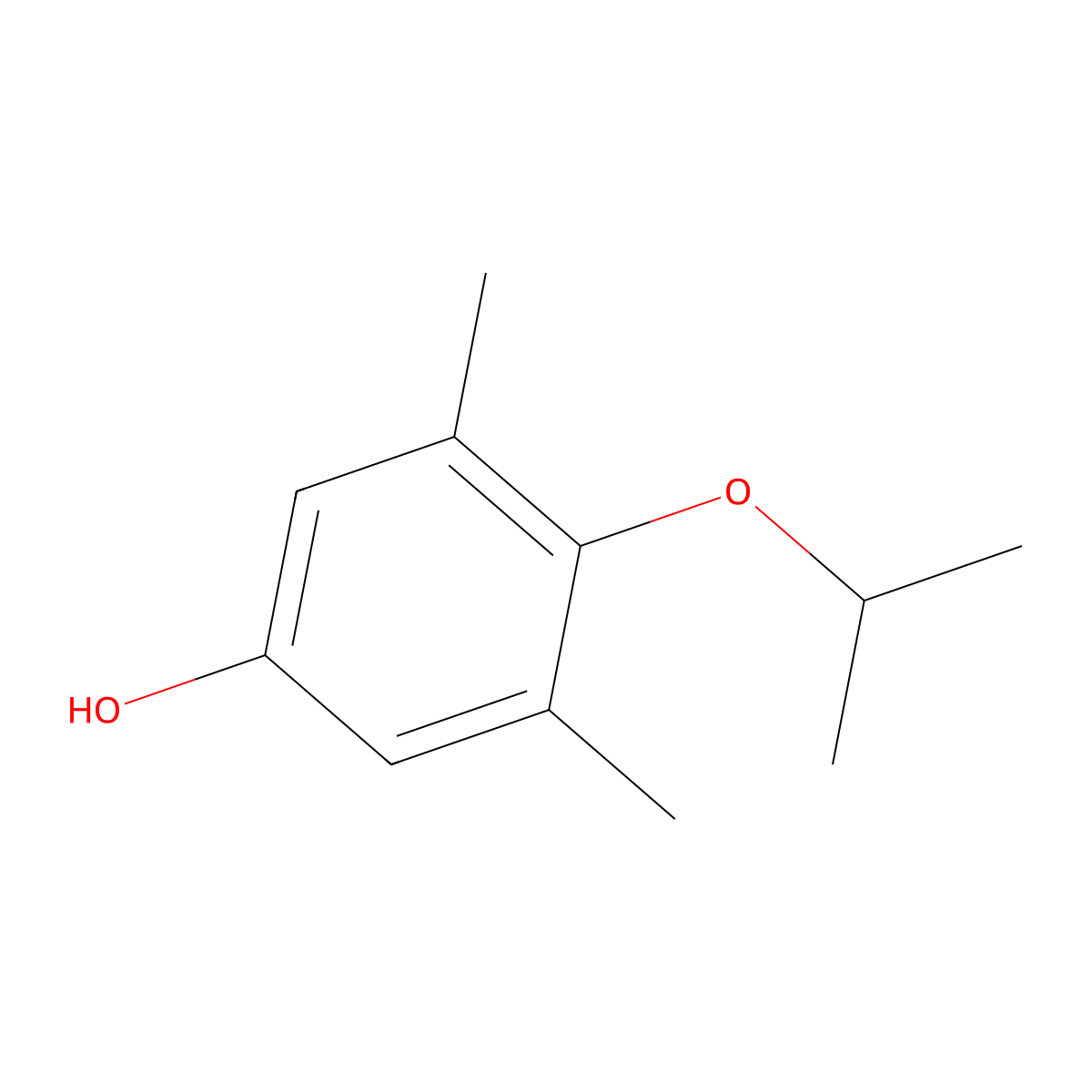 3,5-Dimethyl-4-(propan-2-yloxy)phenol molecular structure, CAS 1881296-48-5