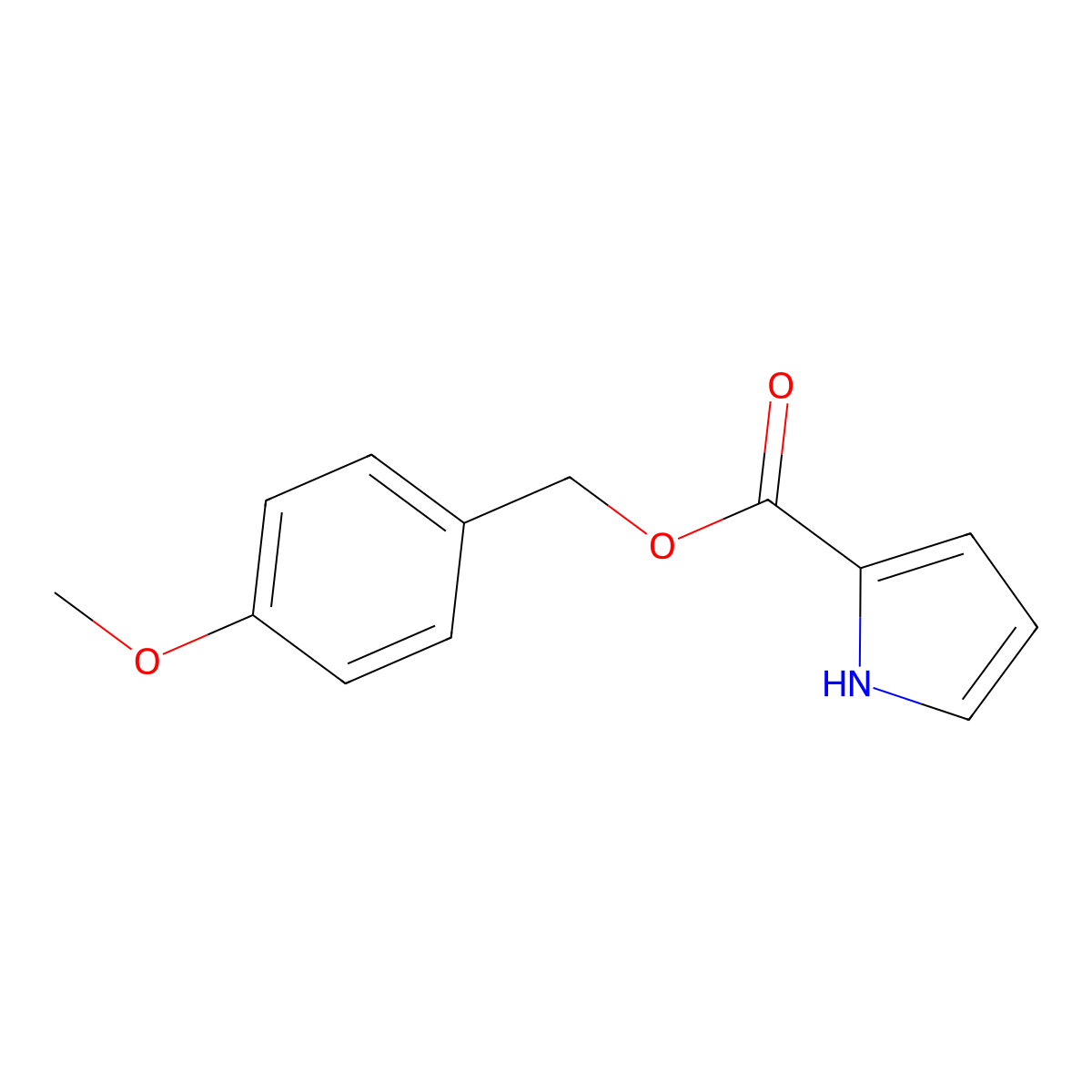 4-Methoxybenzyl 1H-pyrrole-2-carboxylate molecular structure, CAS 1881320-48-4
