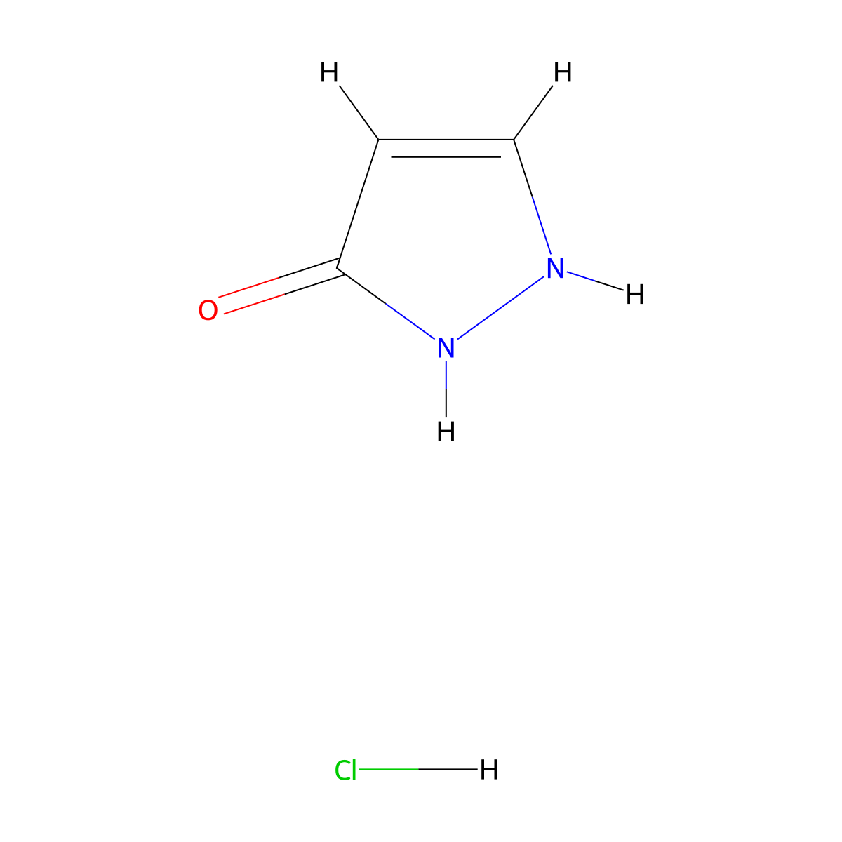 1H-Pyrazol-3-OL hydrochloride molecular structure, CAS 1881320-58-6