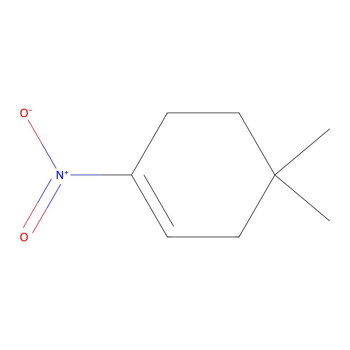 4,4-Dimethyl-1-nitrocyclohex-1-ene molecular structure, CAS 1881320-93-9