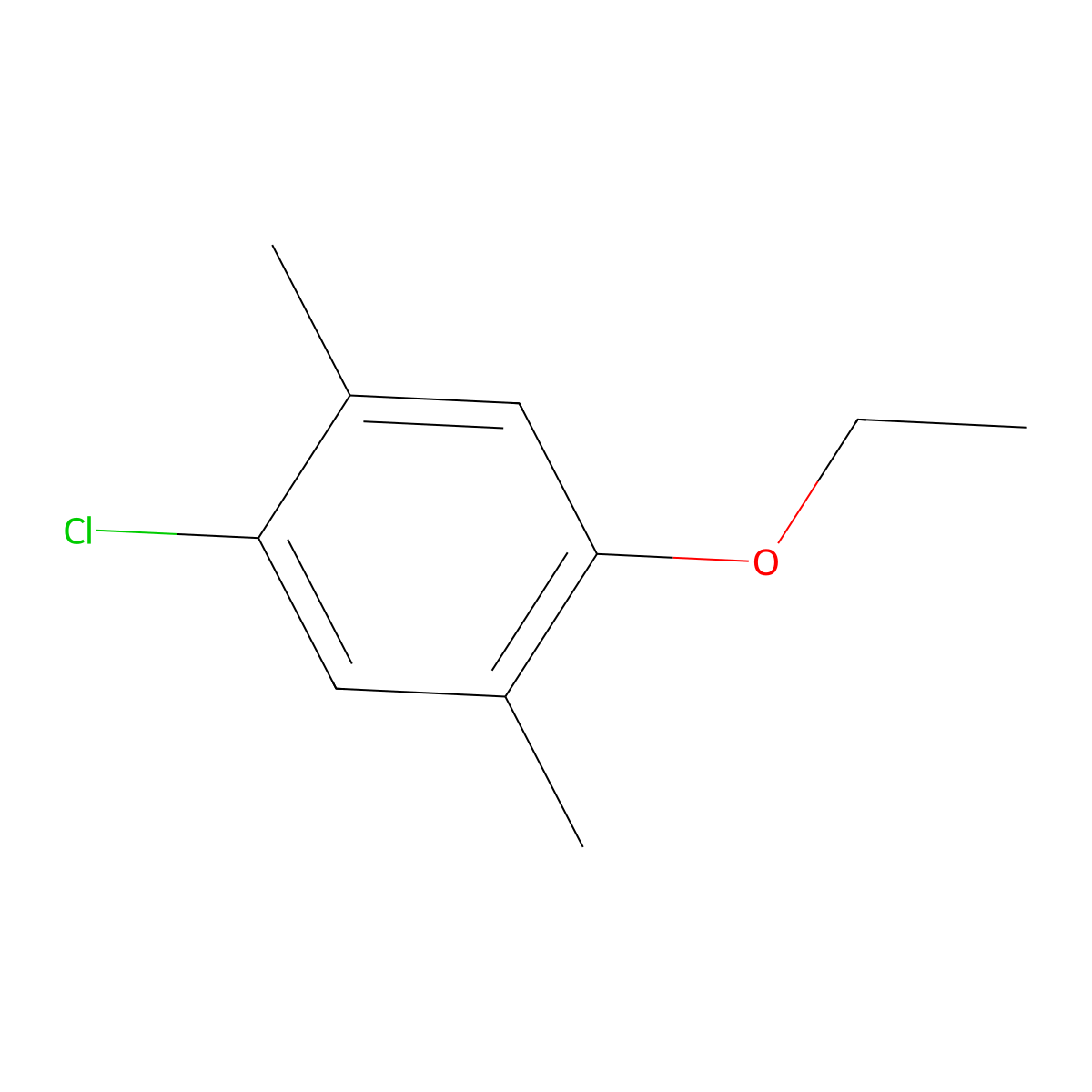 1-Chloro-4-ethoxy-2,5-dimethylbenzene molecular structure, CAS 1881321-59-0