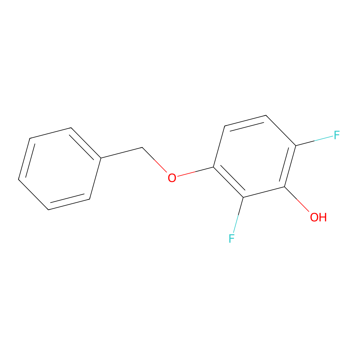 3-(Benzyloxy)-2,6-difluorophenol molecular structure, CAS 1881321-69-2