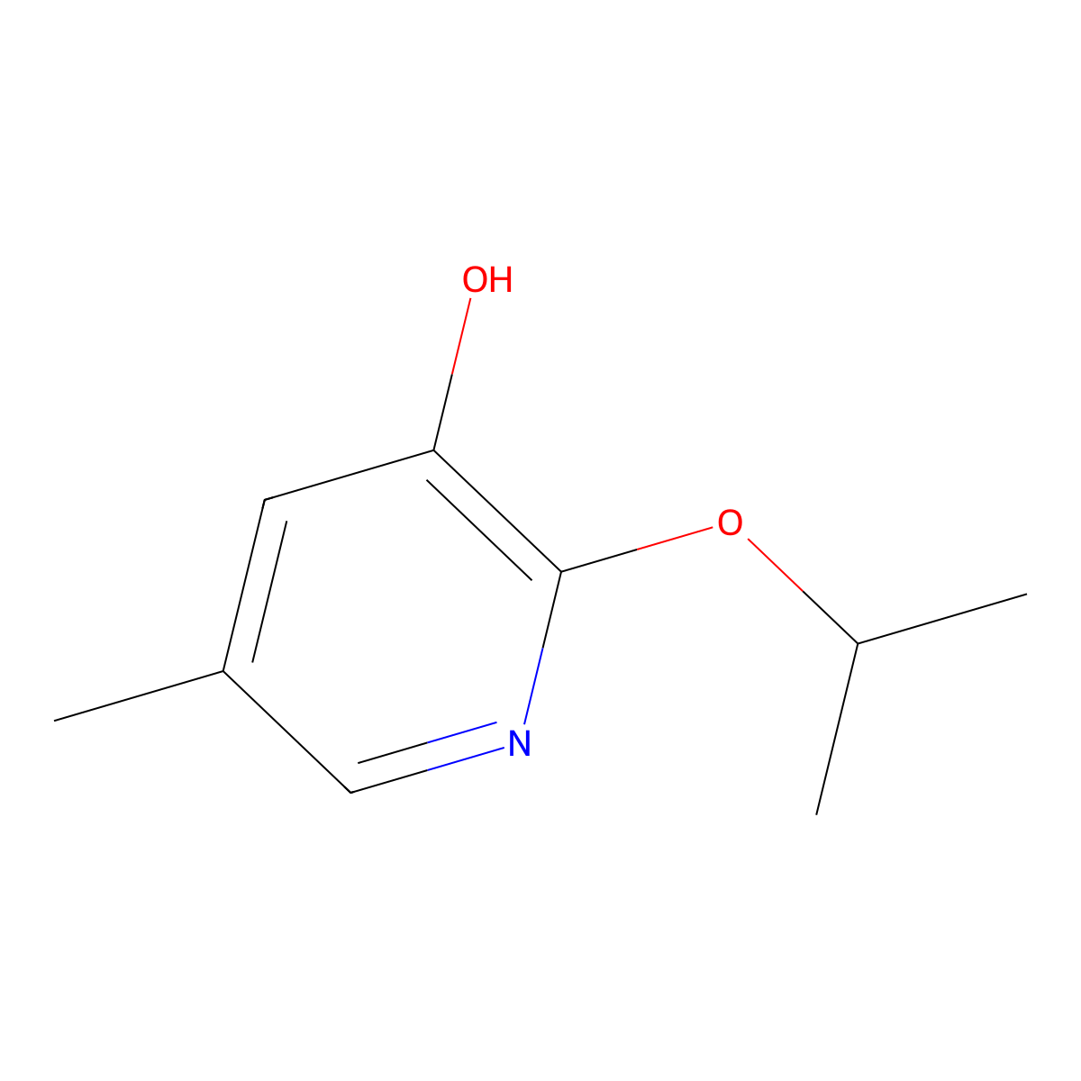 5-Methyl-2-(propan-2-yloxy)pyridin-3-ol molecular structure, CAS 1881321-73-8