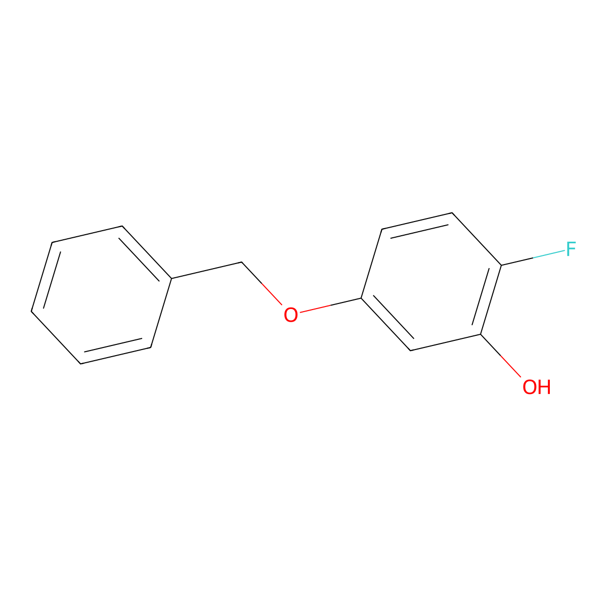 5-(Benzyloxy)-2-fluorophenol molecular structure, CAS 1881328-84-2