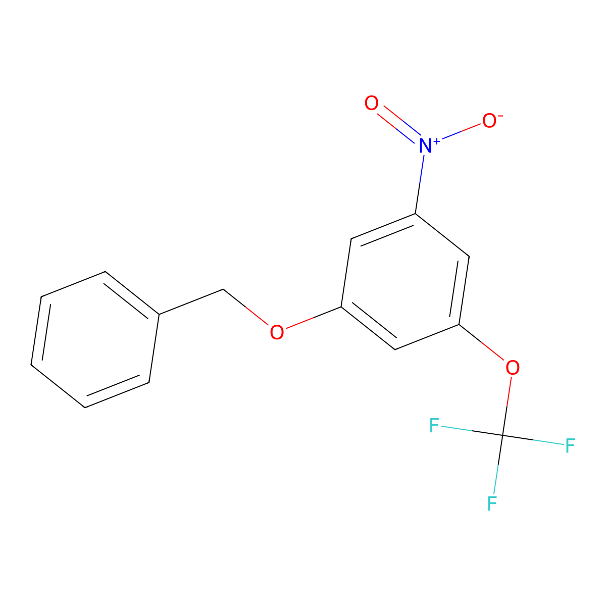 1-(Benzyloxy)-3-nitro-5-(trifluoromethoxy)benzene molecular structure, CAS 1881329-27-6
