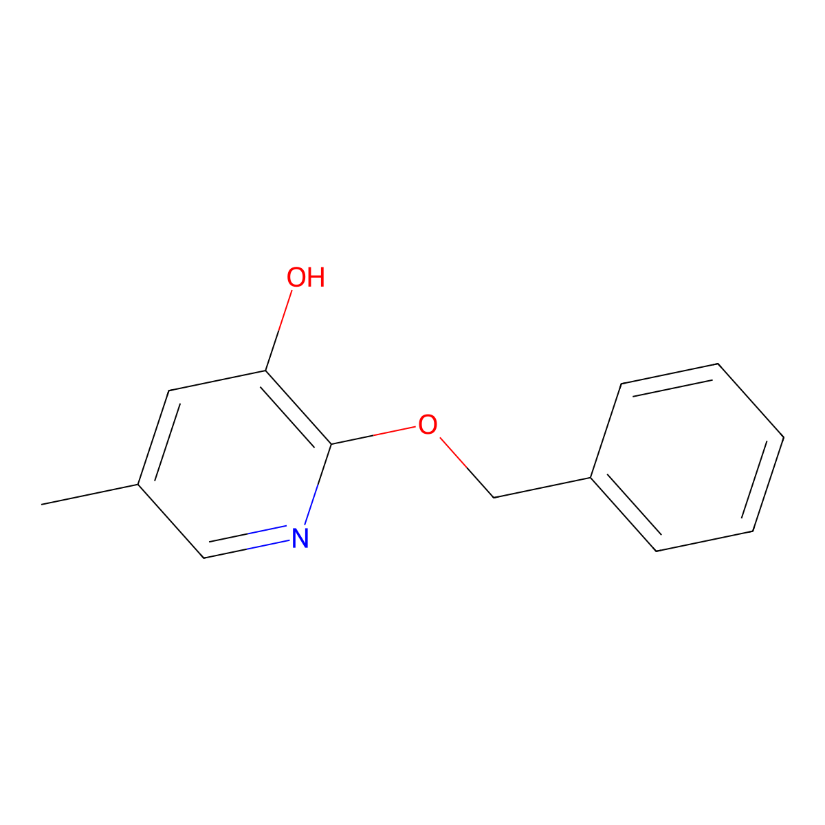 2-(Benzyloxy)-5-methylpyridin-3-OL molecular structure, CAS 1881329-48-1