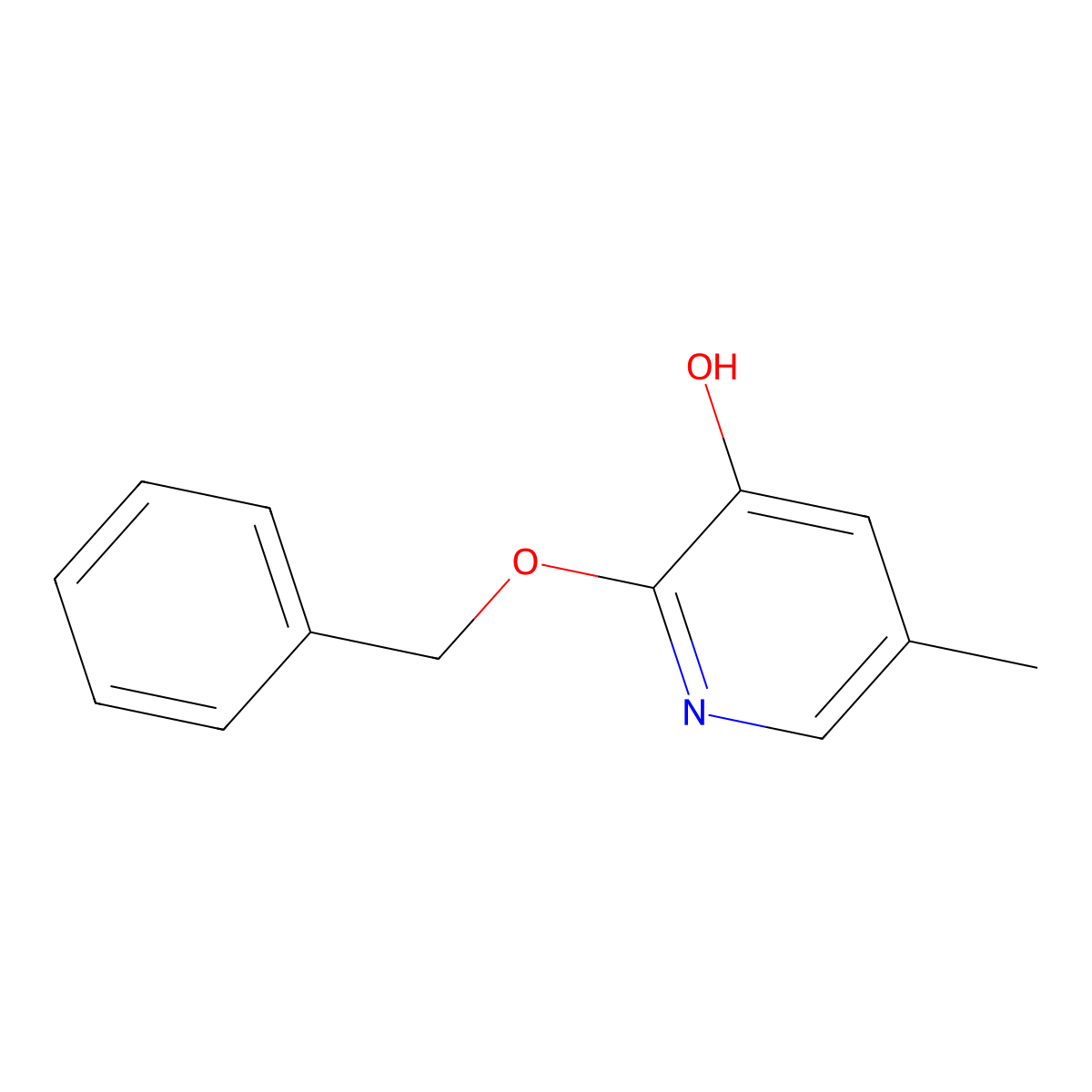 2-(Benzyloxy)-5-methylpyridin-3-OL molecular structure, CAS 1881329-48-1