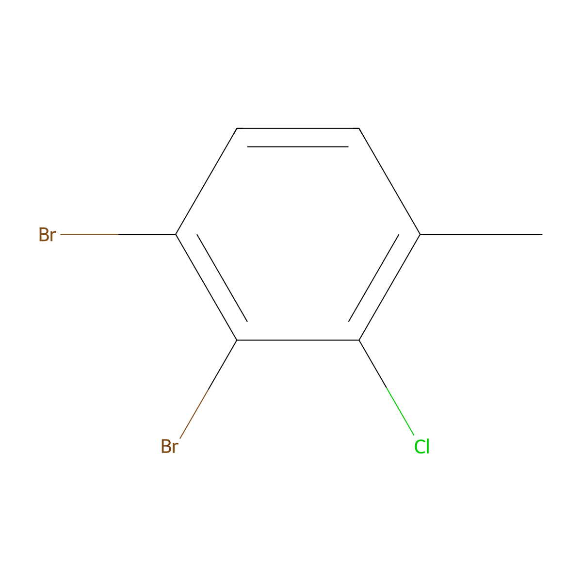 1,2-Dibromo-3-chloro-4-methylbenzene molecular structure, CAS 1881330-43-3