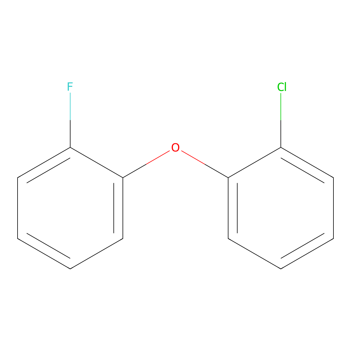 1-Chloro-2-(2-fluorophenoxy)benzene molecular structure, CAS 1881330-58-0