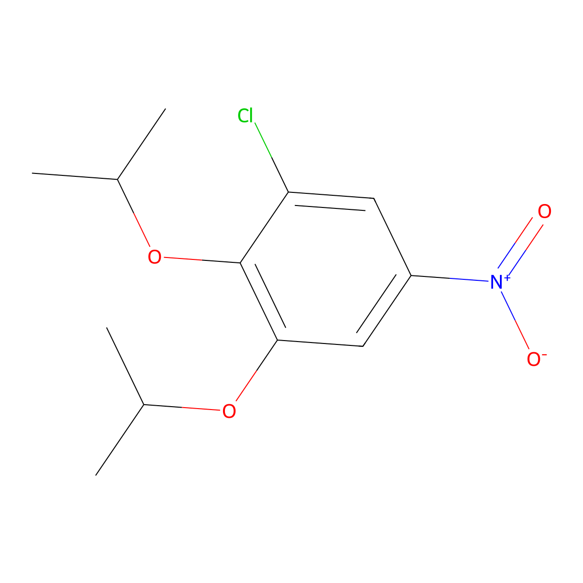 1-Chloro-5-nitro-2,3-bis(propan-2-yloxy)benzene molecular structure, CAS 1881330-86-4
