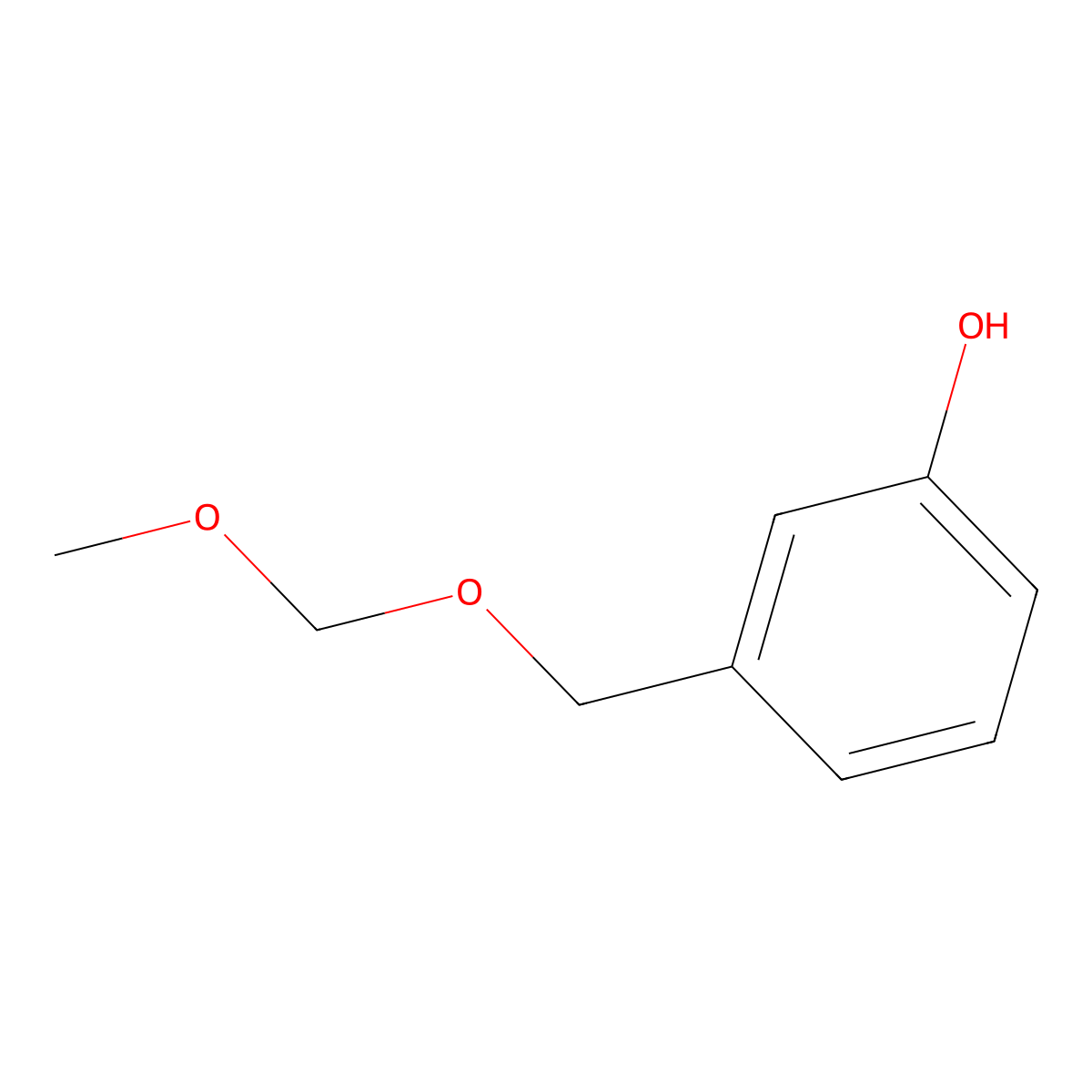 3-[(Methoxymethoxy)methyl]phenol molecular structure, CAS 1881331-47-0