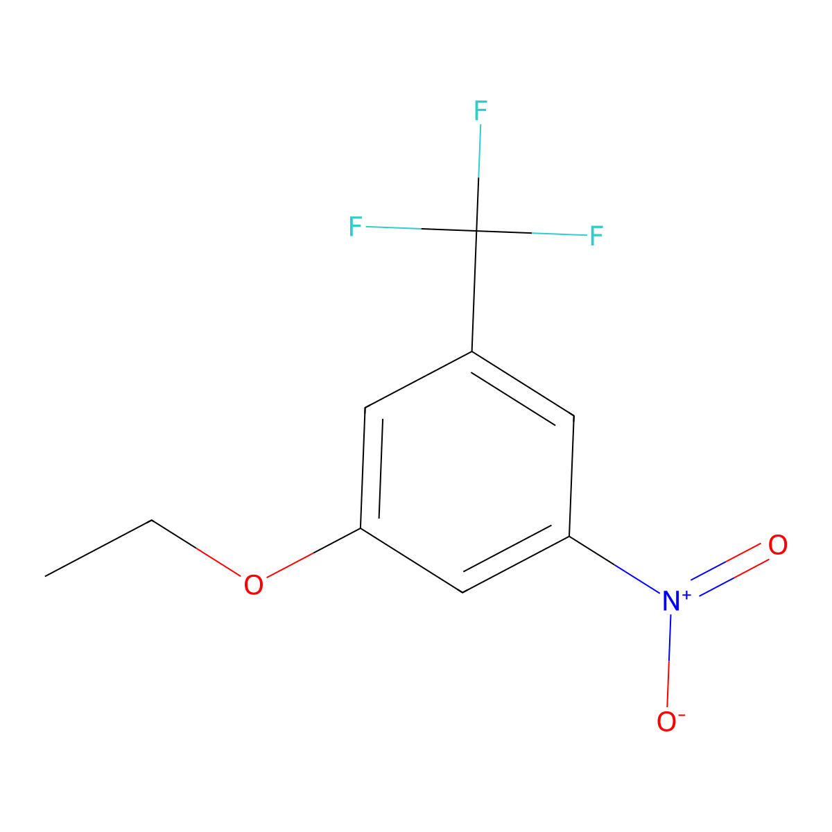 3-Nitro-5-(trifluoromethyl)phenetole molecular structure, CAS 1881332-25-7