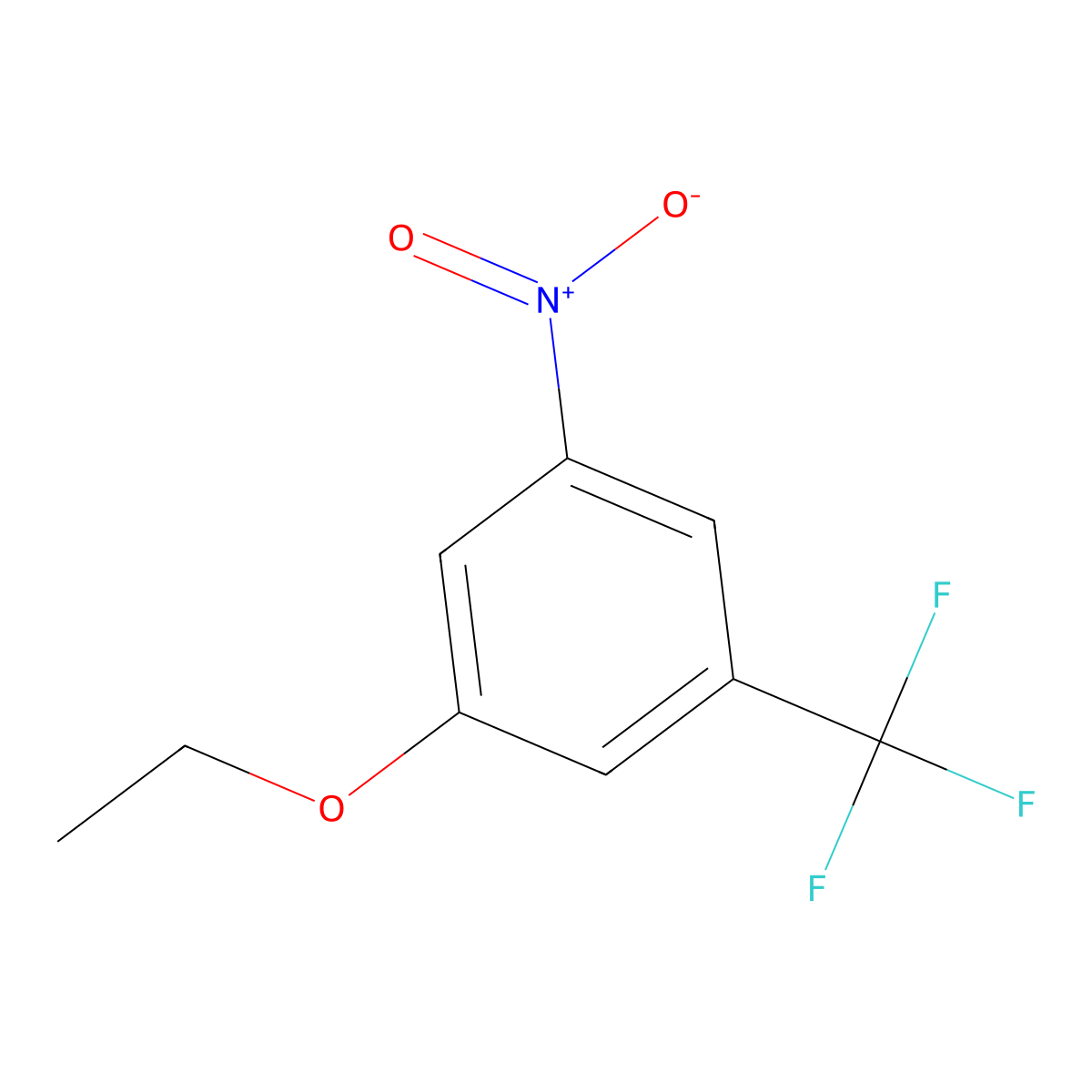 3-Nitro-5-(trifluoromethyl)phenetole molecular structure, CAS 1881332-25-7