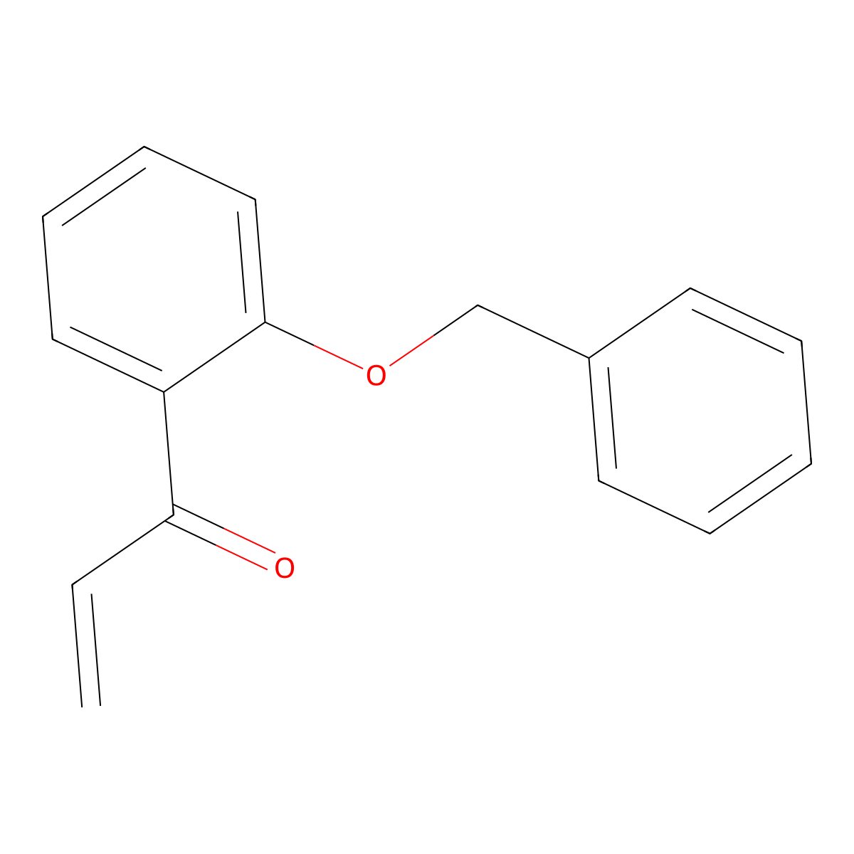 1-[2-(Benzyloxy)phenyl]prop-2-en-1-one molecular structure, CAS 1881360-76-4