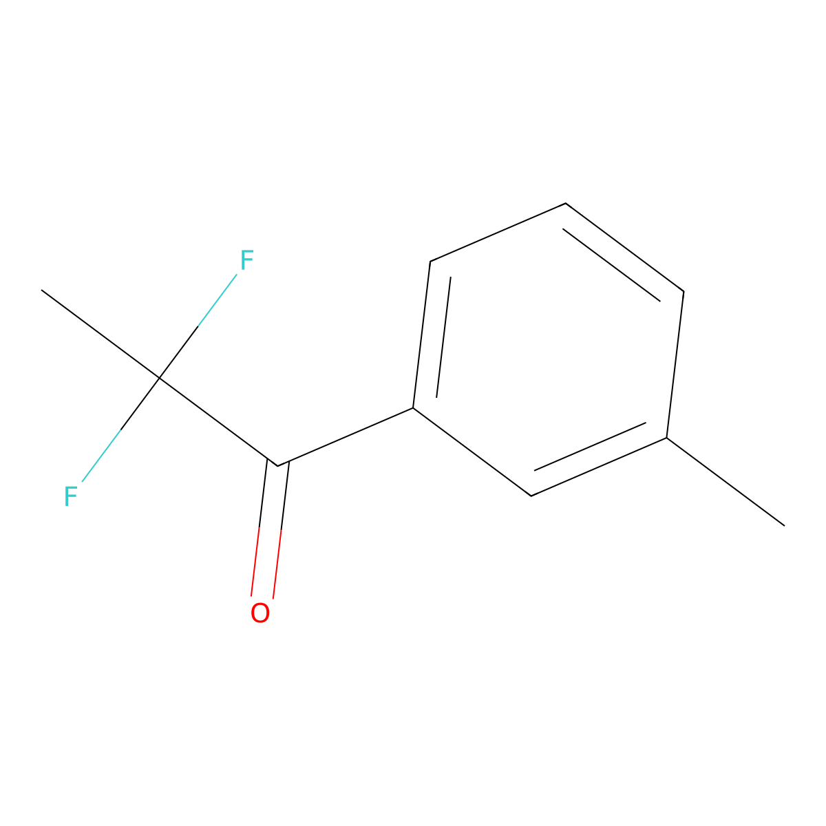 2,2-Difluoro-1-(m-tolyl)propan-1-one molecular structure, CAS 1881511-13-2