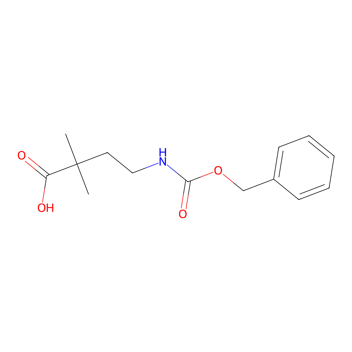 4-{[(Benzyloxy)carbonyl]amino}-2,2-dimethylbutanoic acid molecular structure, CAS 1881743-95-8