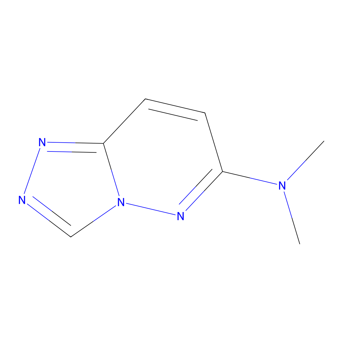 N,N-dimethyl-[1,2,4]triazolo[4,3-b]pyridazin-6-amine molecular structure, CAS 1881787-86-5