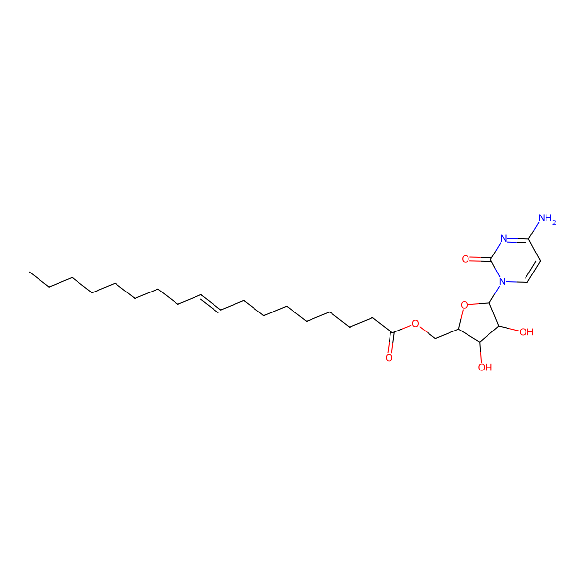 Elacytarabine molecular structure, CAS 188181-42-2