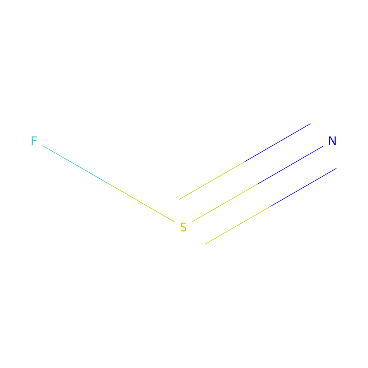 Thiazyl fluoride ((SN)F) molecular structure, CAS 18820-63-8