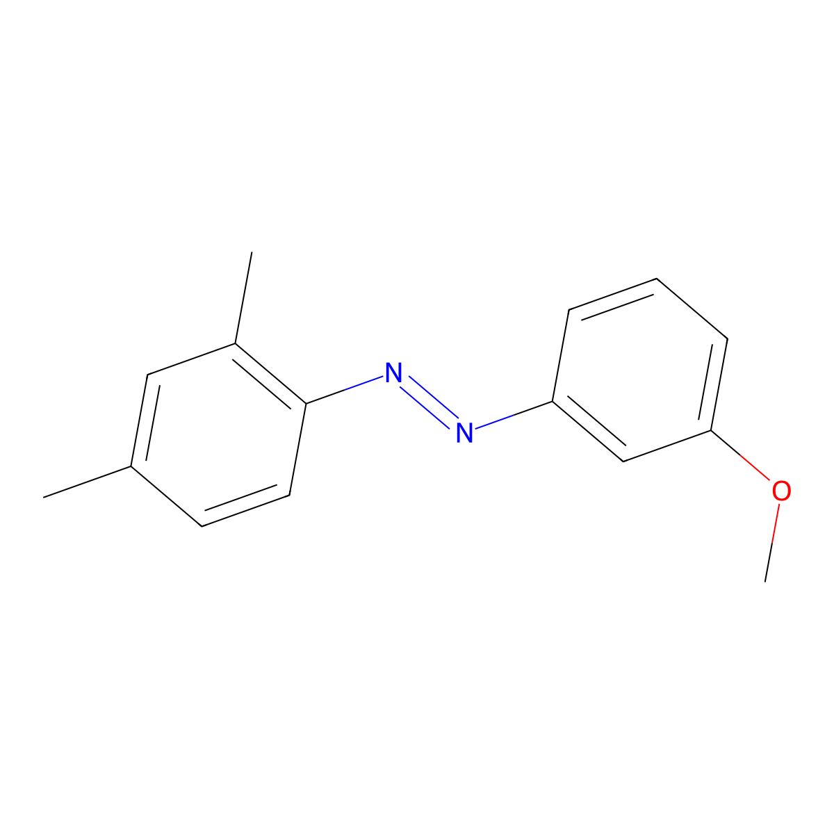 1-(2,4-Dimethylphenyl)-2-(3-methoxyphenyl)diazene molecular structure, CAS 1882034-29-8
