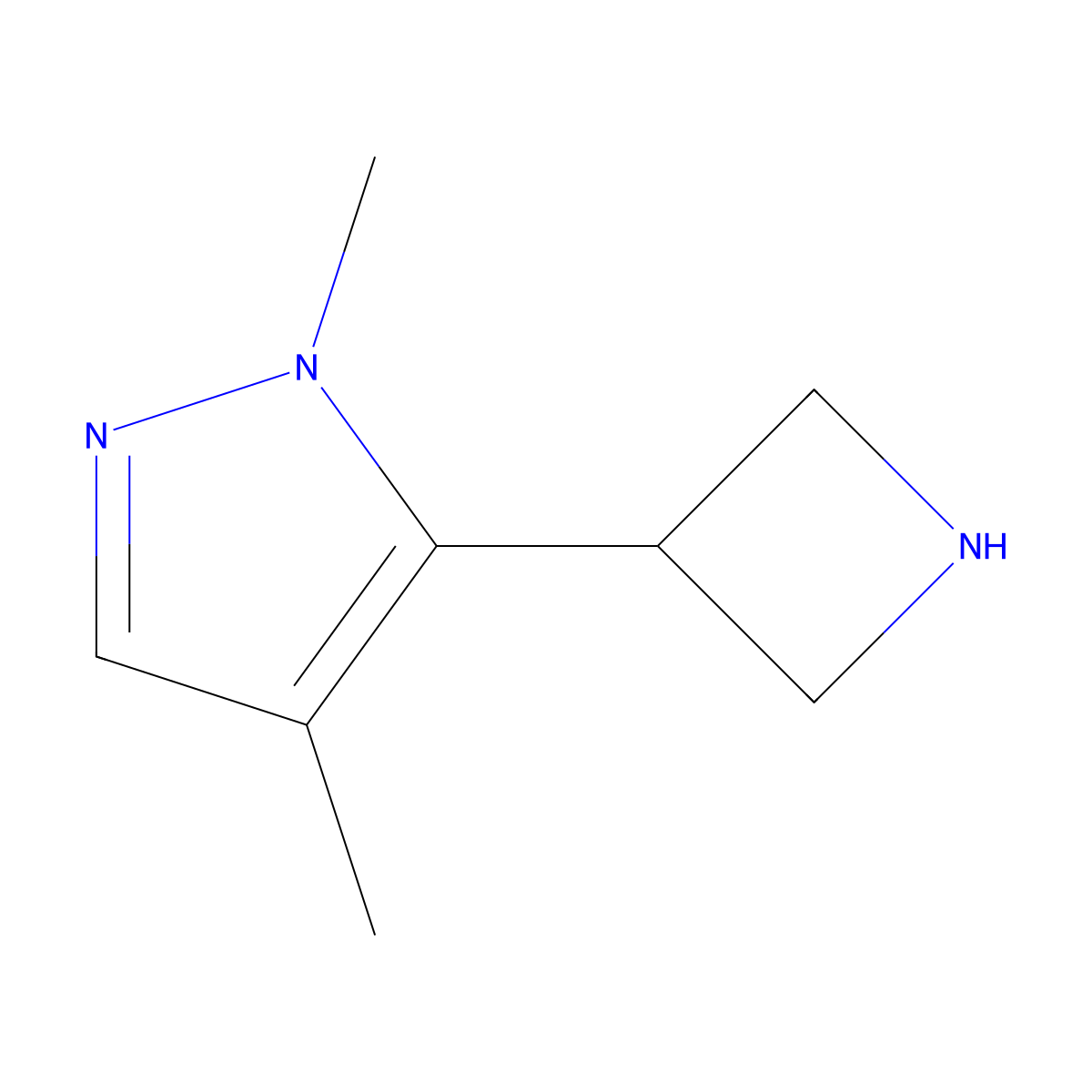 5-(Azetidin-3-yl)-1,4-dimethyl-1h-pyrazole molecular structure, CAS 1882207-01-3