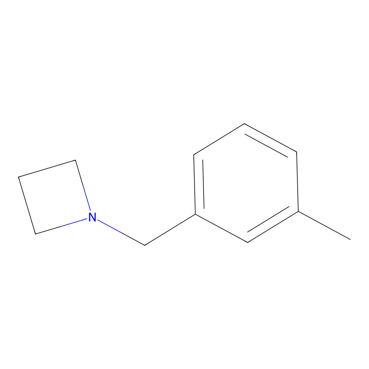 1-(3-Methylbenzyl)azetidine molecular structure, CAS 1882207-72-8