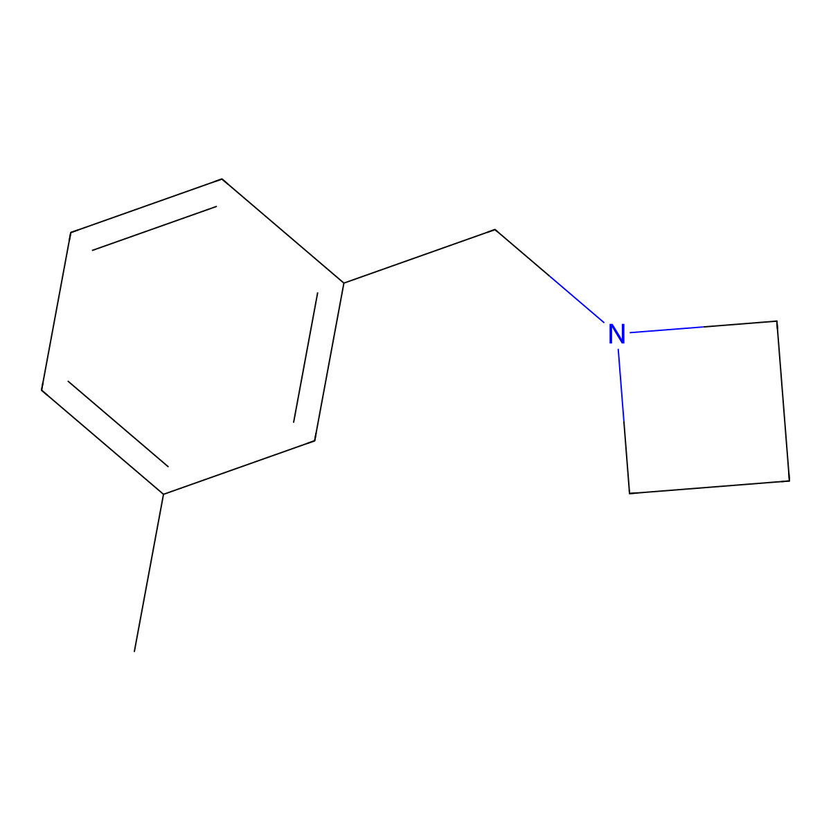 1-(3-Methylbenzyl)azetidine molecular structure, CAS 1882207-72-8