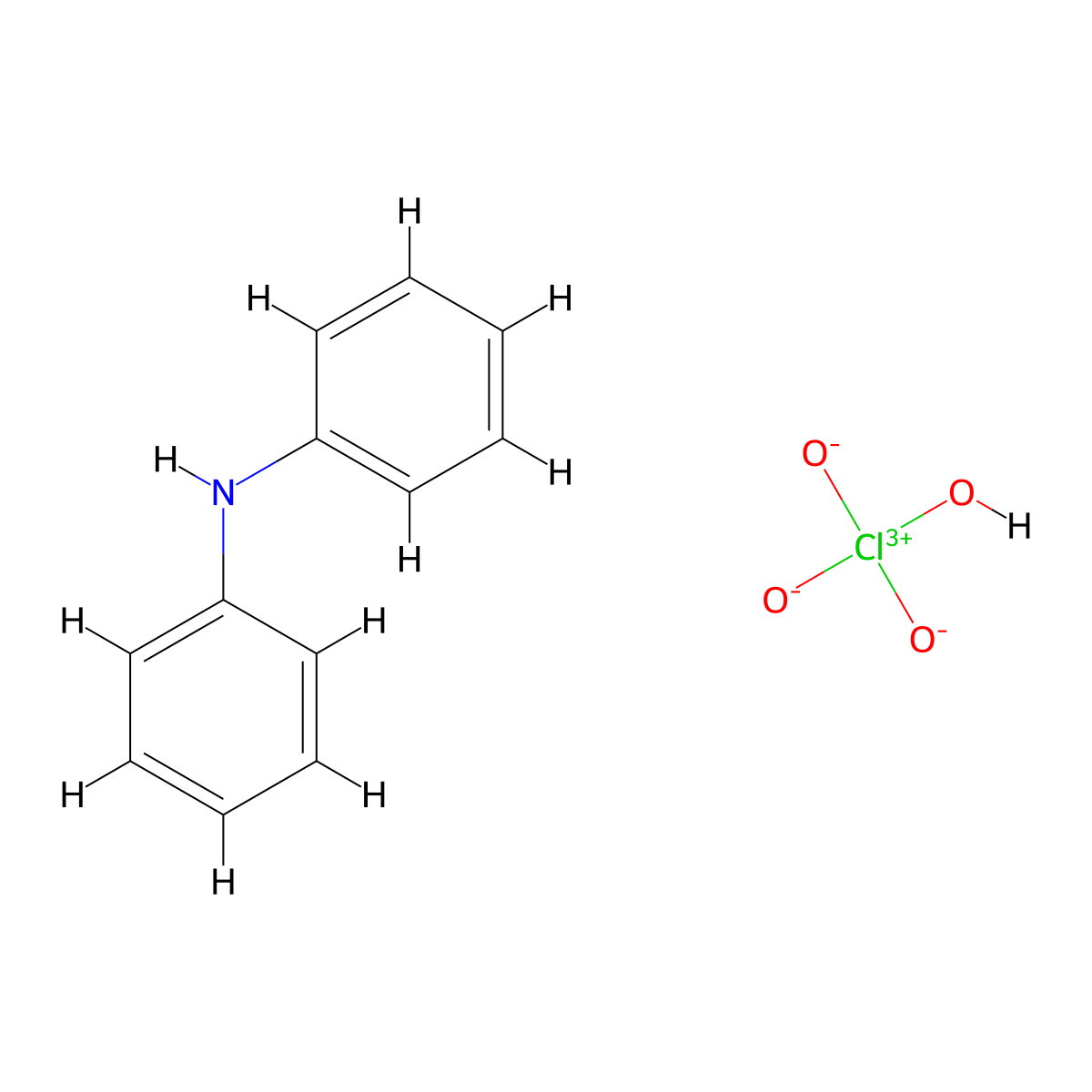 perchloric acid;N-phenylaniline molecular structure, CAS 18823-41-1