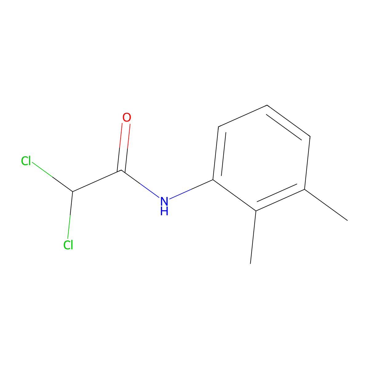 2,2-Dichloro-2',3'-dimethylacetanilide molecular structure, CAS 18823-63-7