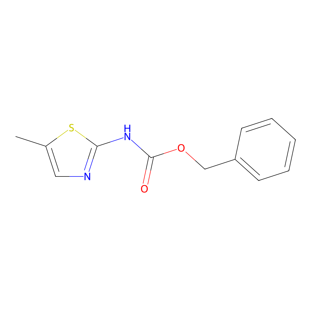 Benzyl N-(5-methyl-1,3-thiazol-2-YL)carbamate molecular structure, CAS 1882379-37-4