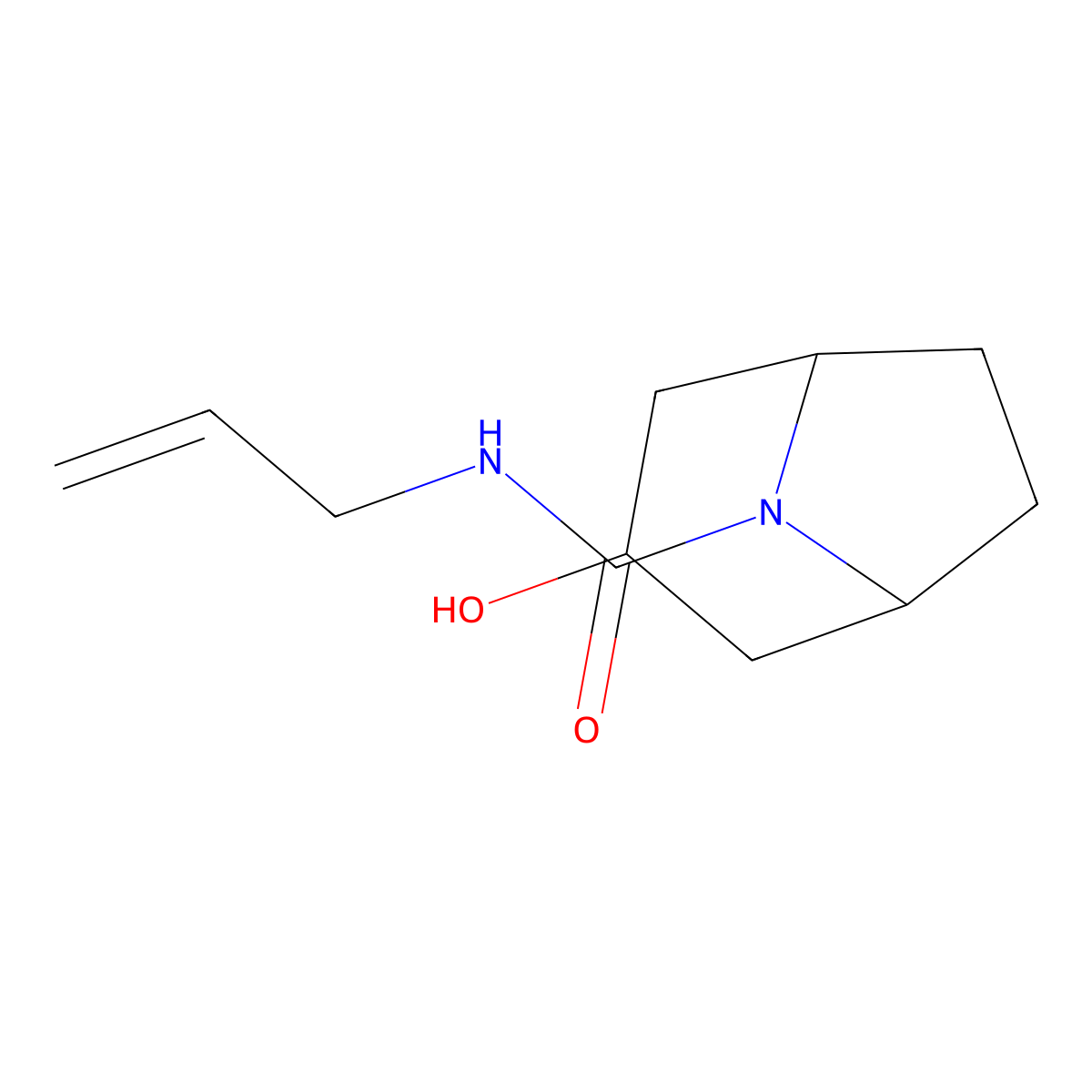 3-hydroxy-N-(prop-2-en-1-yl)-8-azabicyclo[3.2.1]octane-8-carboxamide molecular structure, CAS 1882424-87-4